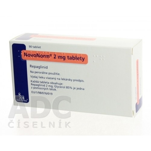 Самая низкая цена Новонорм 2 мг (90 шт). Купить Новонорм цена
