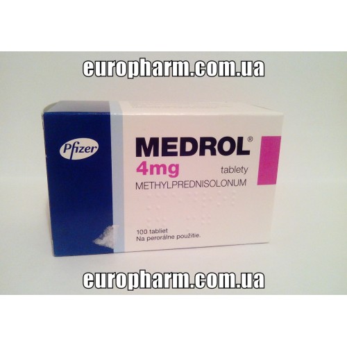 Самая низкая цена Медрол 4 мг, 100 таблеток. Купить Медрол цена