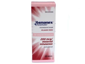 Асманекс (Asmanex) 200 мкг/доза, 60 доз