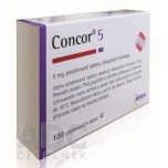 Конкор (Concor) 5 мг, 100 таблеток