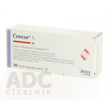 Конкор (Concor) 5 мг, 30 таблеток