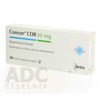 Конкор Кор (Concor Cor) 10 мг, 30 таблеток