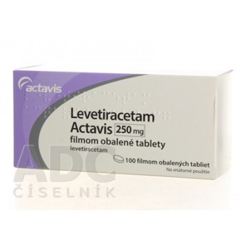 Леветирацетам Actavis (Levetiracetam) 250 мг (100 табл)