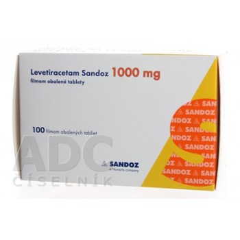 Леветирацетам Sandoz 1000 мг, 100 таблеток