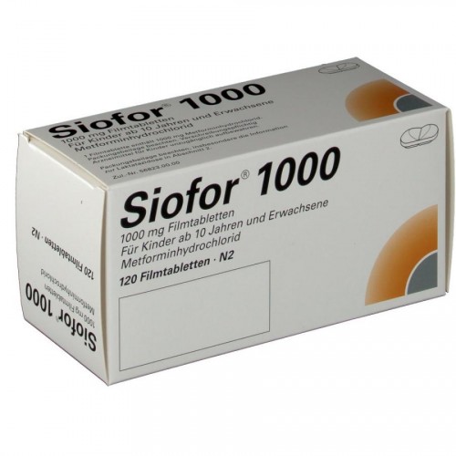Найнижча ціна Сіофор SR (Siofor) 1000 мг (120 шт) Купити Сіофор SR .