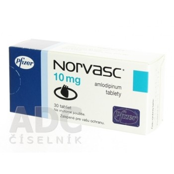 Норваск (Norvasc) 10 мг, 30 таблеток