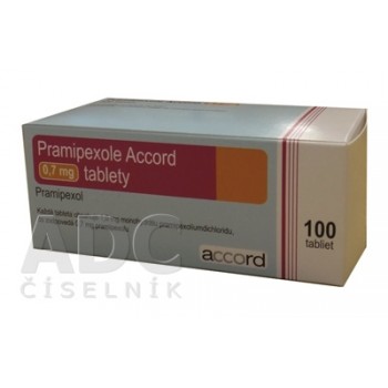 Праміпексол Аккорд 0.7 мг, 100 таблеток