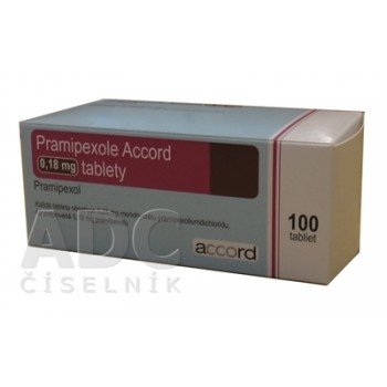 Праміпексол Аккорд 0.18 мг, 100 таблеток