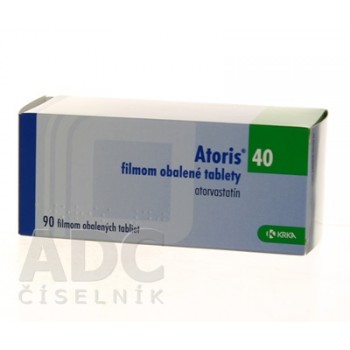 Аторис 40 мг, 90 таблеток