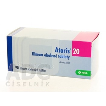 Аторис 20 мг, 90 таблеток