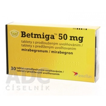 Бетмига (Betmiga) 50 мг, 30 таблеток