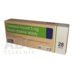 Донепезил Аккорд 5 мг, 28 таблеток