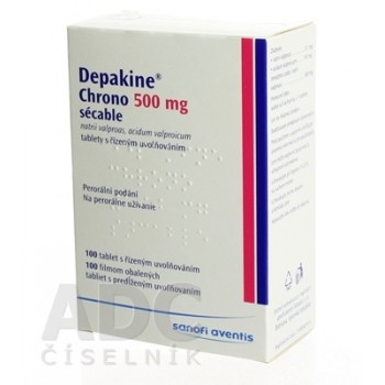 Депакін Хроно 500 мг, 100 таблеток