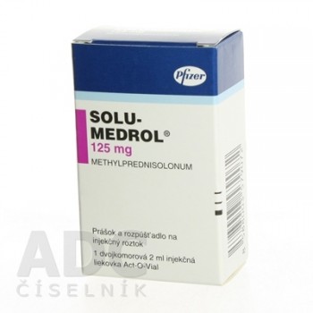 Солу-Медрол 125 мг, 1 флакон