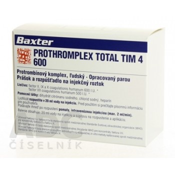Протромплекс (Prothromplex) 600 МО/20 мл, 1 флакон