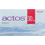Актос (Пиоглитазон) 30мг, 28 таблеток