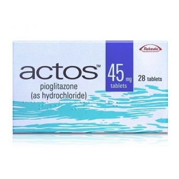 Актос (Піоглітазон) 45 мг, 28 таблеток