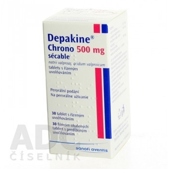 Депакін Хроно 500 мг, 30 таблеток