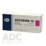 Аккузид (ACCUZIDE) 10 мг/12.5 мг, 100 таблеток