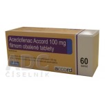 Ацеклофенак (Aceclofenac) Accord 100 мг, 60 таблеток