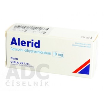 Алерид (Alerid) 10 мг, 50 таблеток