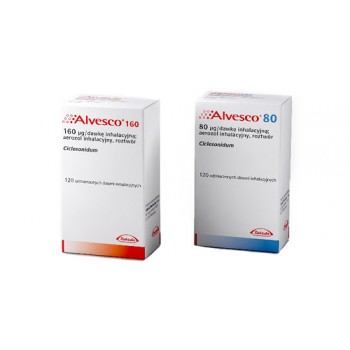 Альвеско (Alvesco) 80 мкг/доза, 60 доз