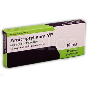Амітриптілін VP (Amitriptylinum VP) 10 мг, 60 таблеток