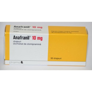Анафраніл (Anafranil) 10 мг, 30 таблеток