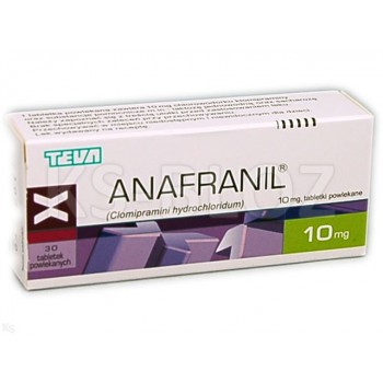 Анафраніл (Anafranil) Тева 10 мг, 30 таблеток