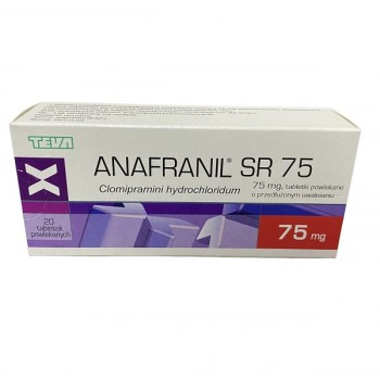 Анафраніл СР (Anafranil SR) Тева 75 мг, 20 таблеток