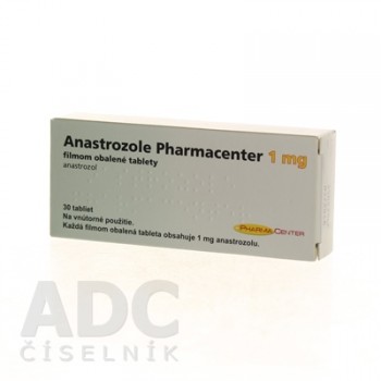 Анастрозол (Anastrozole) Pharmacenter 1 мг, 30 таблеток