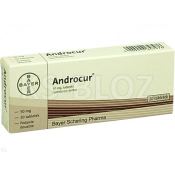Андрокур (Androcur) 50 мг, 20 таблеток