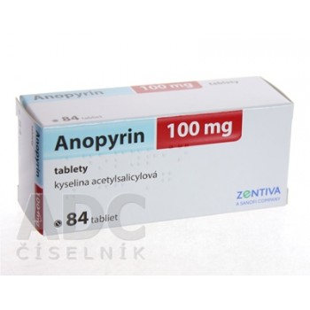 Анопірин (Anopyrin) 100 мг, 84 таблетки