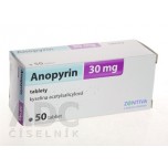 Анопірин (Anopyrin) 30 мг, 50 таблеток