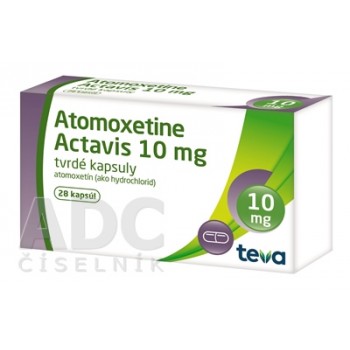 Атомоксетин (Atomoxetine) 10 мг, 28 капсул