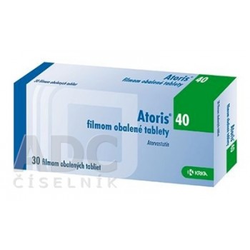 Аторис (Atoris) 40 мг, 30 таблеток