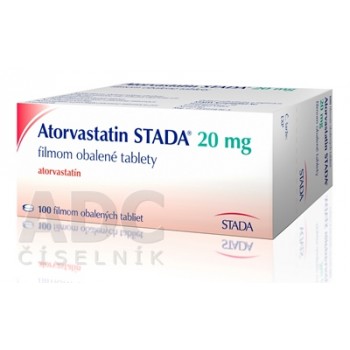 Аторвастатин (Atorvastatin) СТАДА 20 мг, 100 таблеток