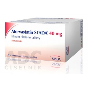Аторвастатин (Atorvastatin) СТАДА 40 мг, 100 таблеток