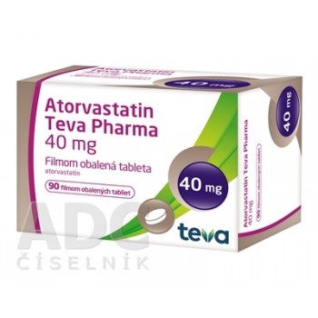 Аторвастатин Тева Фарма 40 мг, 90 таблеток