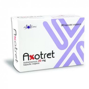 Аксотрет (Axotret) 20 мг, 30 капсул