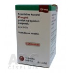 Азацитидин Accord 25 мг/мл ліофілізат р/для ін'єкцій 100 мг, 1 флакон