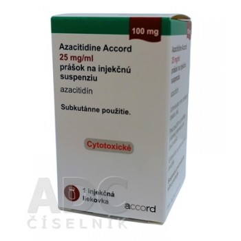 Азацитидин Accord 25 мг/мл ліофілізат р/для ін'єкцій 100 мг, 1 флакон