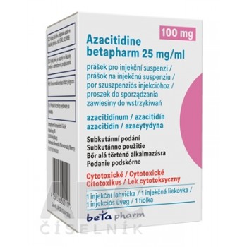 Азацитидин (Azacitidine) Betapharm 25 мг/мл 100 мг, 1 флакон