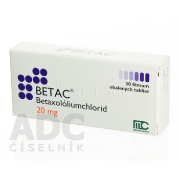 Бетак (Betac) 20 мг, 30 таблеток