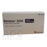 Беталок ЗОК (Betaloc ZOK) 100 мг, 28 таблеток