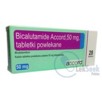 Бікалутамід (Bicalutamide) Аккорд 50 мг, 28 таблеток