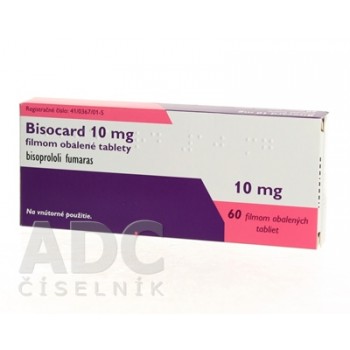 Бісокард (Bisocard) 10 мг, 60 таблеток