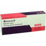 Бісокард (Bisocard) 2.5 мг, 60 таблеток