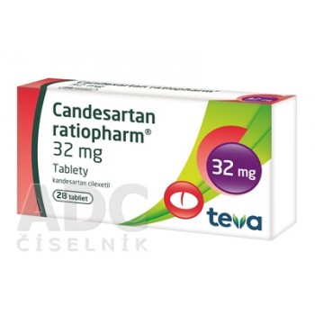 Кандесартан (Candesartan) ratiopharm 32 мг, 28 таблеток