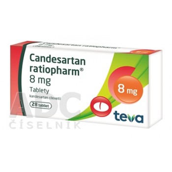 Кандесартан ratiopharm 8 мг, 28 таблеток